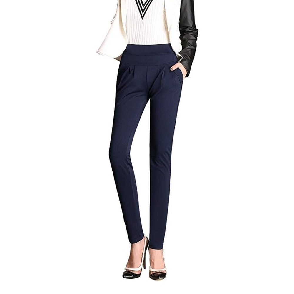 Stretch Skinny Slim Leg Casual Dress Pants